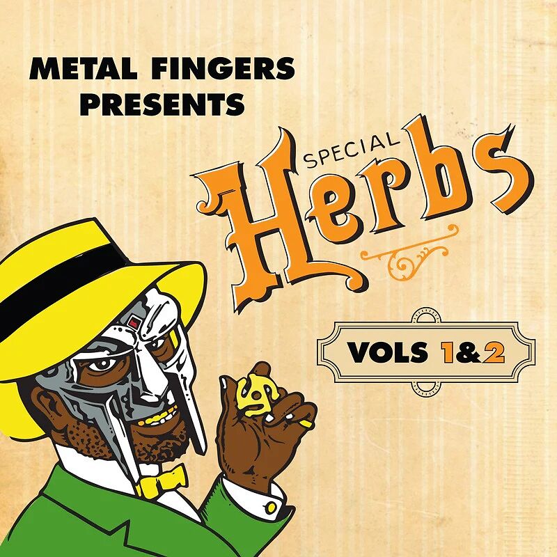 Metal Fingers Presents: Special Herbs Vol 1&2 - Mustard Yellow Vinyl