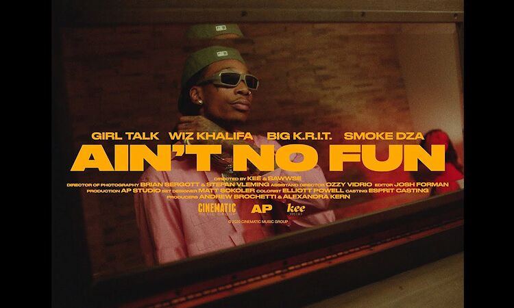Wiz Khalifa, Big K.R.I.T., Smoke DZA, and Girl Talk - Ain't No Fun (Music Video)