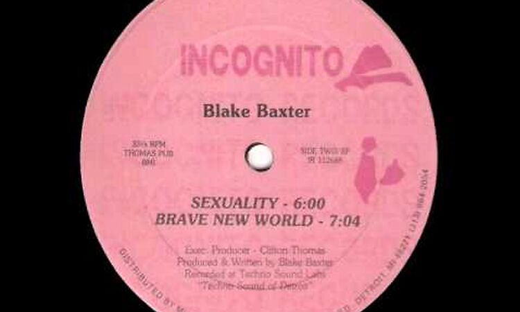 Blake Baxter - Sexuality
