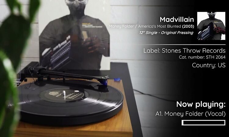 Madvillain - Money Folder / America's Most Blunted (2003, 12" Single) | Full Vinyl Rip