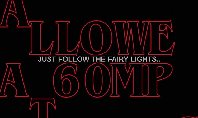 Stranger Things 2 - The Upside Down Halloween at 60 Million Postcards