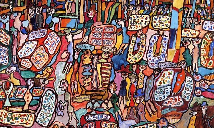 Jean Dubuffet - Pleure et Applaudit