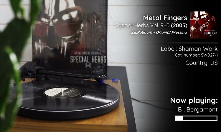 Metal Fingers (MF DOOM) - Special Herbs, Vol. 9 + 0 (2005, 2xLP Album) | Full Vinyl Rip