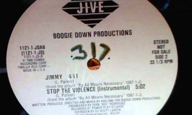Boogie Down Productions - Jimmy - (DJ 317 tweekd vinyl)